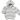 Striped Chenille Hoodie Lt Grey